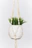 Primitive 42" Beaded Cotton Woven Plant Hanger — thumbnail 1 of 2