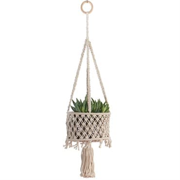 Primitive Hanging Utility Basket Cotton Single Tier — photo 1 of 2