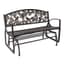Painted Sky Glider Bench Cardinal Iron — thumbnail 1 of 2