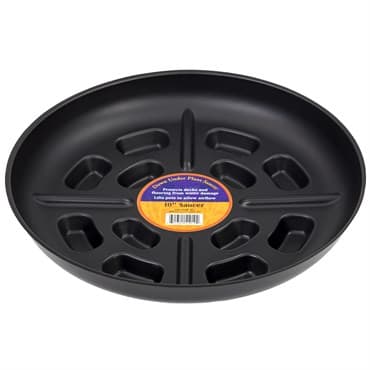 Plant Stand 10" Down Under Saucer Black — photo 1 of 2
