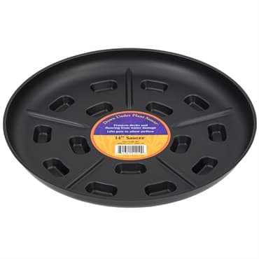 Plant Stand 14" Down Under Saucer Black — photo 1 of 2