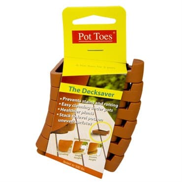 Plant Stand Pot Toes 6pk Terra Cotta Clip Strip — photo 1 of 2