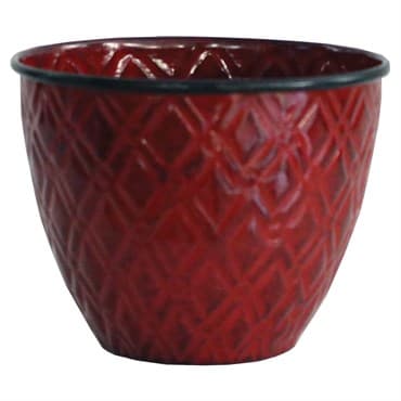 Robert Allen 5" Diamond Planter Sangria — photo 1 of 2