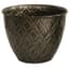 Robert Allen 5" Diamond Planter Graphite — thumbnail 1 of 2
