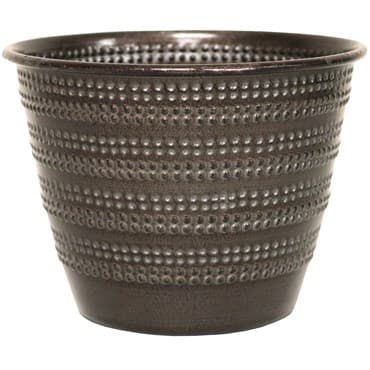 Robert Allen 6" Cobblestone Planter Graphite — photo 1 of 2