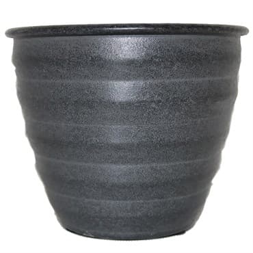 Robert Allen 6" Woodsdale Planter Charcoal — photo 1 of 2