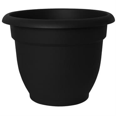 Bloem 12" Ariana with Grid Planter Black* — photo 1 of 2