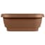 Bloem 24" Deck Rail Planter Chocolate — thumbnail 1 of 2