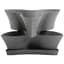 Bloem 16" Collins Planter Charcoal — thumbnail 1 of 2