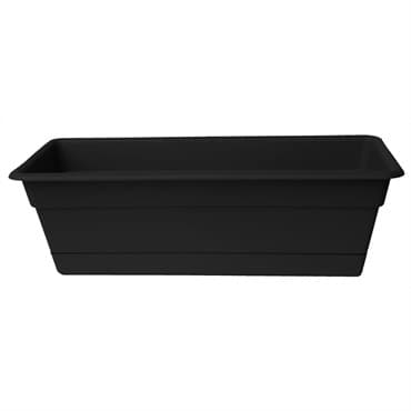 Bloem 18" Dura Cotta Window Box Black — photo 1 of 2