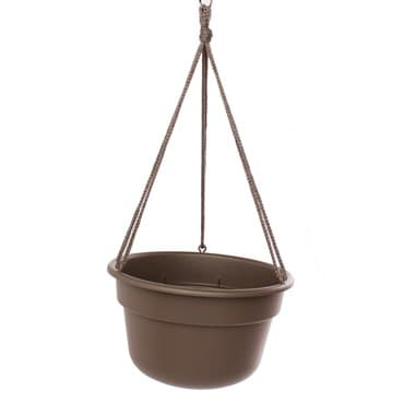 Bloem 12" Dura Cotta Hanging Basket Chocolate — photo 1 of 2