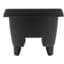 Bloem 12" Deck Rail Planter Black — thumbnail 1 of 2