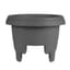 Bloem 12" Deck Rail Planter Charcoal — thumbnail 1 of 2