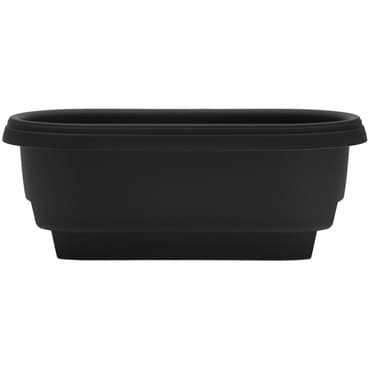 Bloem 24" Deck Rail Planter Black — photo 1 of 2