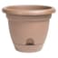 Bloem 10" Lucca Planter Chocolate — thumbnail 1 of 2