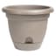 Bloem 10" Lucca Planter Pebble Stone — thumbnail 1 of 2