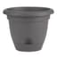 Bloem 14" Lucca Planter Charcoal — thumbnail 1 of 2