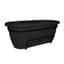 Bloem 18" Lucca Balcony Box Black — thumbnail 1 of 2