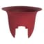Bloem 12" Modica Rail Planter Burnt Red — thumbnail 1 of 2