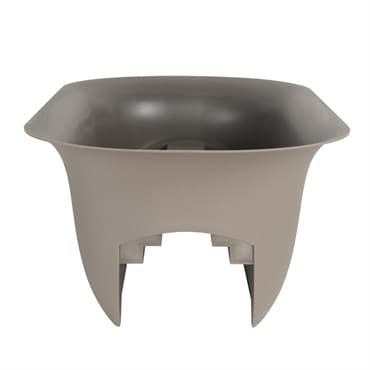 Bloem 24" Modica Rail Planter Charcoal — photo 1 of 2