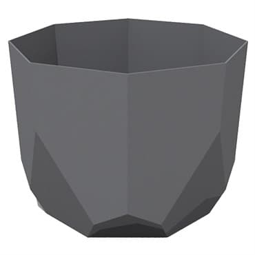 Bloem 8" Tuxton Planter Charcoal — photo 1 of 2