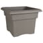 Bloem 14" Veranda Square Box Charcoal — thumbnail 1 of 2