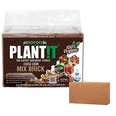 Riococo 3pc 1.8kg/3.97# Plant!t Coco Coir Mix Bricks — photo 1 of 2