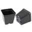 Grower Select 03.50 Square Ps Vacuum Formed Pot Black 684/CS — thumbnail 1 of 2