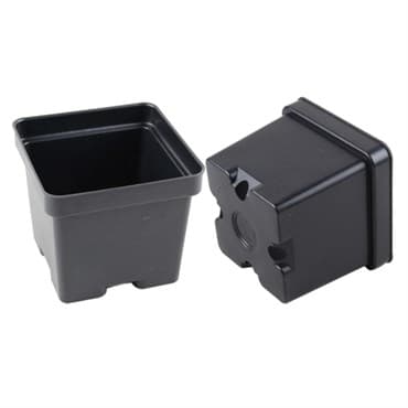Grower Select 04.50 Square Ps Vacuum Formed Pot Black 450/CS — photo 1 of 2
