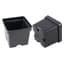 Grower Select 04.50 Square Ps Vacuum Formed Pot Black 450/CS — thumbnail 1 of 2