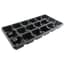 Grower Select 03.50 Square Transport Tray 18 PS Black 110/CS — thumbnail 1 of 2