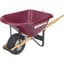 Scenic Road 6cu 1 Wheel w/ Turf Tire Wheelbarrow Maroon — thumbnail 1 of 2