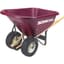 Scenic Road 8cu 2 Wheel w/ Turf Flat Free Wheelbarrow Maroon — thumbnail 1 of 2