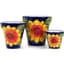 Sun Ceramica Std Pot Set of 3 Sunflower — thumbnail 1 of 2