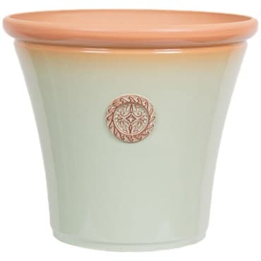 Sun Ceramica 13.75" Chatsworth Pot Sage Green — photo 1 of 2