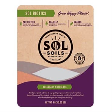 Sol Soils 4oz Biotics Necessary Nutrient 20/CS — photo 1 of 2