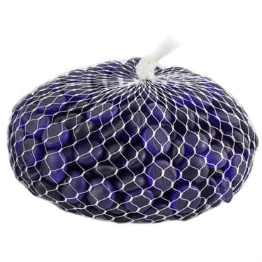 SuperMoss 4# Soft Glass Pebbles Deep Sea Blue Mesh Bag — photo 1 of 2