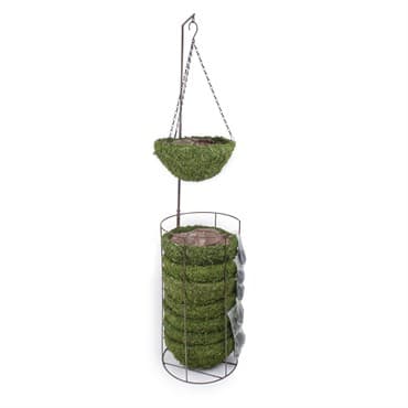 SuperMoss Medium Woven Round Moss Basket Display — photo 1 of 2