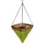SuperMoss 12.5" Hanging Basket Pyramid Wicker — thumbnail 1 of 2