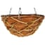 SuperMoss 14" Round Woven Hanging Basket Natural Timberline — thumbnail 1 of 2