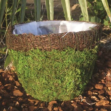 SuperMoss 3pc Set Vineyard Round Moss Deco Baskets — photo 1 of 2