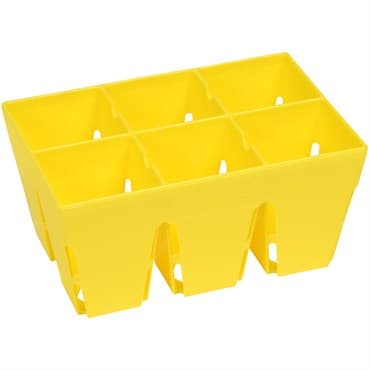 Sunpack 6 Cell Mega Square Insert Yellow — photo 1 of 2