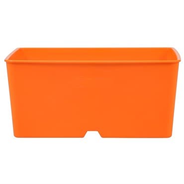 SunPack 5"x5" Heavy Duty Square Pot Orange — photo 1 of 2