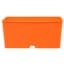 SunPack 5"x5" Heavy Duty Square Pot Orange — thumbnail 1 of 2