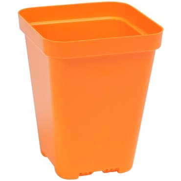Sunpack 3.3" Heavy Duty Seed Starting Pots Square Orange — photo 1 of 2