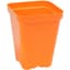 Sunpack 3.3" Heavy Duty Seed Starting Pots Square Orange — thumbnail 1 of 2