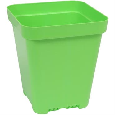 Sunpack 5" Heavy Duty Seed Starting Pot Square Green — photo 1 of 2
