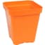 Sunpack 5" Heavy Duty Seed Starting Pot Square Orange — thumbnail 1 of 2