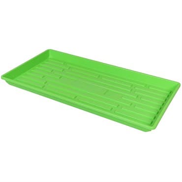 SunPack 1020 Heavy Duty Shallow Tray, No Holes, Green — photo 1 of 2