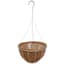 GROWER SELECT 12" HANGING BASKET WHITE WIRE HANGER FLAT BOTTOM COCO LINER; TOP DIA 12IN X 6IN H 1.58 GAL /6L  LIQUID VOLUME CAPACITY — thumbnail 1 of 2